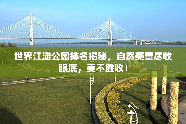 世界江滩公园排名揭秘，自然美景尽收眼底，美不胜收！