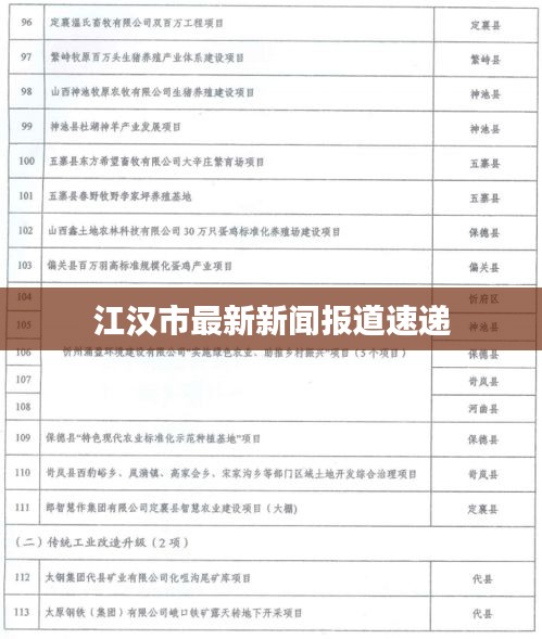 江汉市最新新闻报道速递