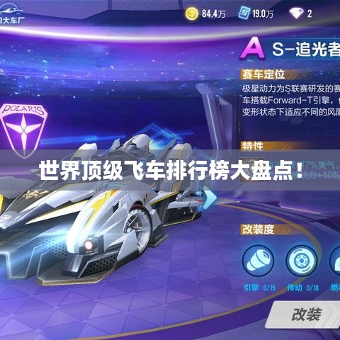 世界顶级飞车排行榜大盘点！