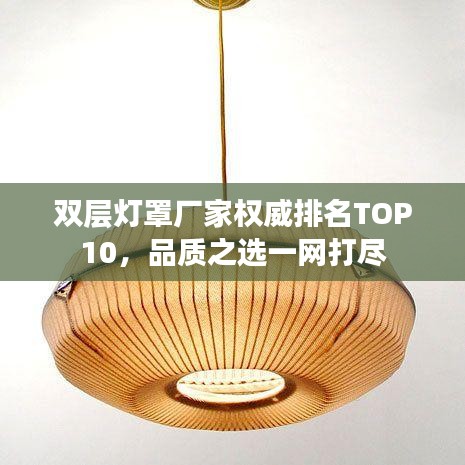 双层灯罩厂家权威排名TOP10，品质之选一网打尽