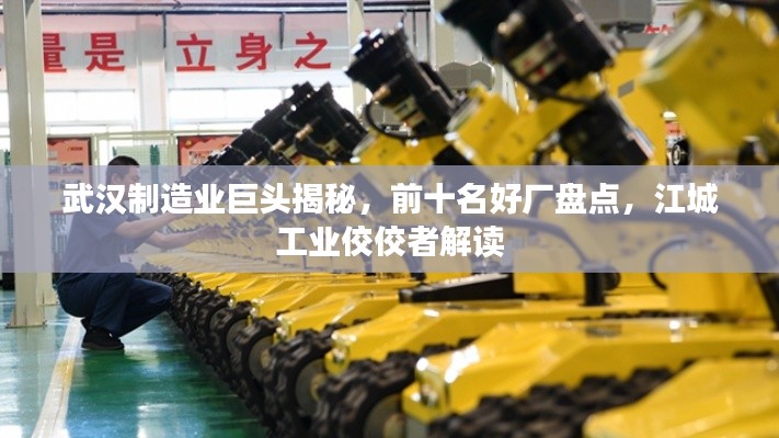 武汉制造业巨头揭秘，前十名好厂盘点，江城工业佼佼者解读