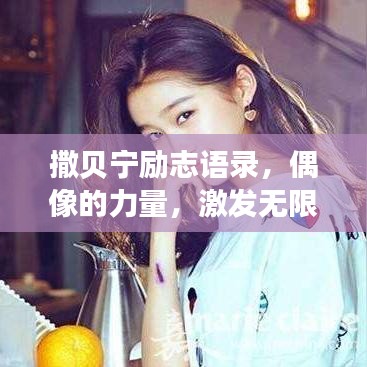 撒贝宁励志语录，偶像的力量，激发无限潜能
