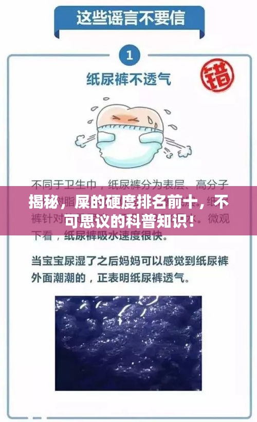 揭秘，屎的硬度排名前十，不可思议的科普知识！