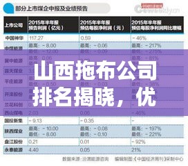 山西拖布公司排名揭晓，优质企业榜单不容错过！