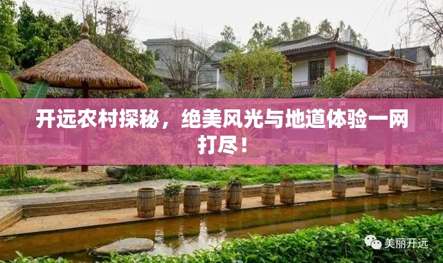 开远农村探秘，绝美风光与地道体验一网打尽！