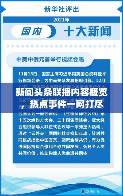 新闻头条联播内容概览，热点事件一网打尽