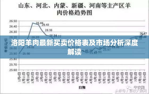 洛阳羊肉最新买卖价格表及市场分析深度解读