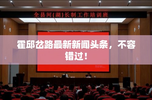 霍邱岔路最新新闻头条，不容错过！