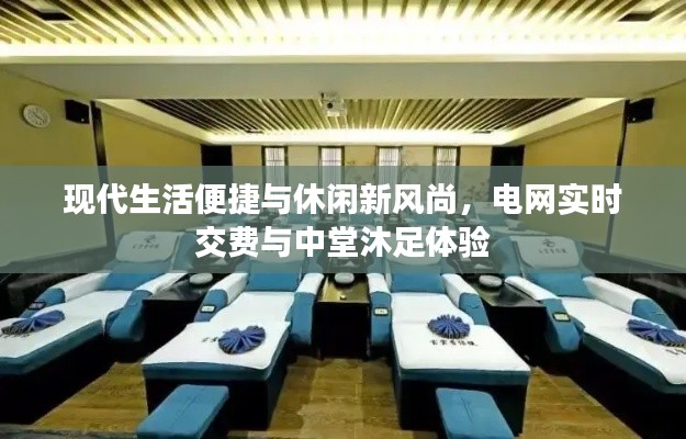 现代生活便捷与休闲新风尚,电网实时交费与中堂沐足体验