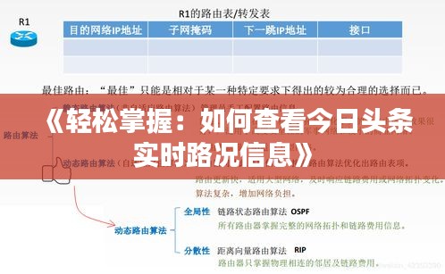 《轻松掌握：如何查看今日头条实时路况信息》