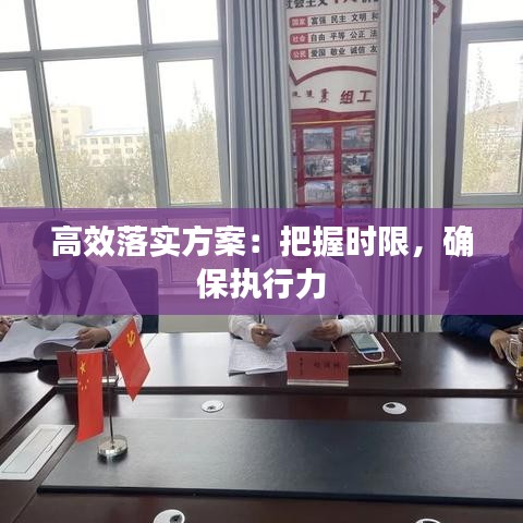 高效落实方案：把握时限，确保执行力