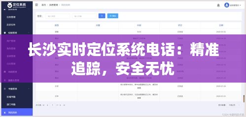 长沙实时定位系统电话：精准追踪，安全无忧