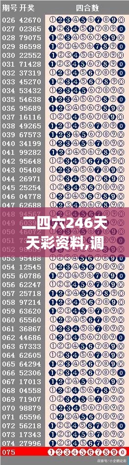 二四六246天天彩资料,调整计划执行细节_专业款7.436