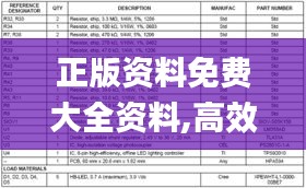 正版资料免费大全资料,高效计划分析实施_Premium7.997