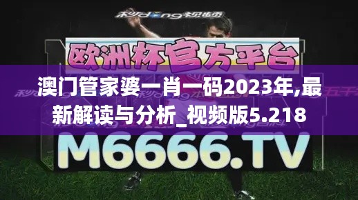 澳门管家婆一肖一码2023年,最新解读与分析_视频版5.218