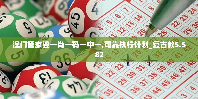 澳门管家婆一肖一码一中一,可靠执行计划_复古款5.582