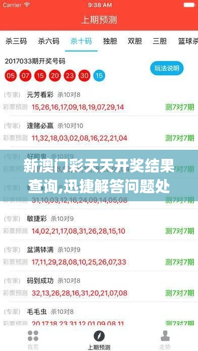 新澳门彩天天开奖结果查询,迅捷解答问题处理_The7.726