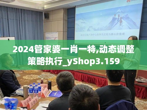 2024管家婆一肖一特,动态调整策略执行_yShop3.159