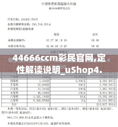 44666ccm彩民官网,定性解读说明_uShop4.269