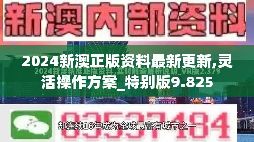 2024新澳正版资料最新更新,灵活操作方案_特别版9.825