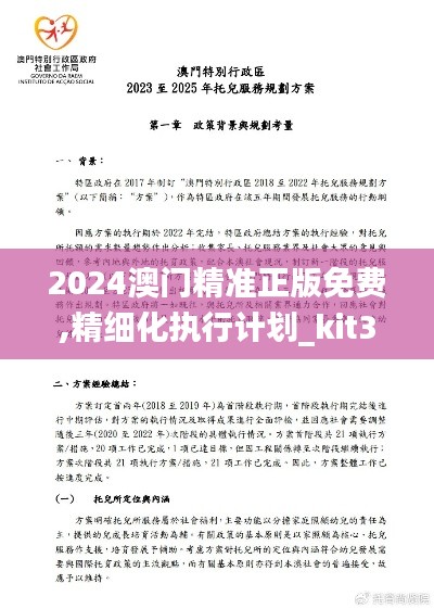 2024澳门精准正版免费,精细化执行计划_kit3.455