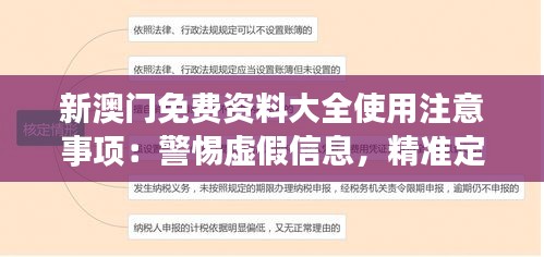 新澳门免费资料大全使用注意事项：警惕虚假信息，精准定位所需