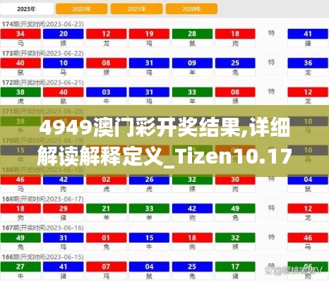 4949澳门彩开奖结果,详细解读解释定义_Tizen10.178