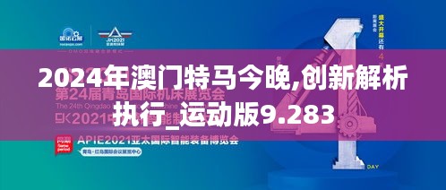 2024年澳门特马今晚,创新解析执行_运动版9.283