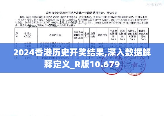 2024香港历史开奖结果,深入数据解释定义_R版10.679