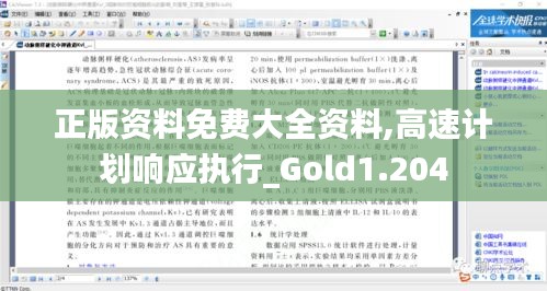 正版资料免费大全资料,高速计划响应执行_Gold1.204