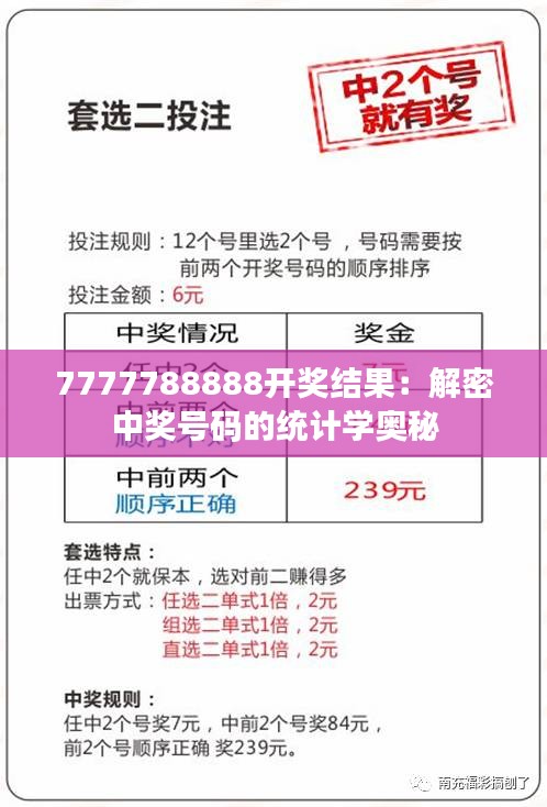 7777788888开奖结果：解密中奖号码的统计学奥秘