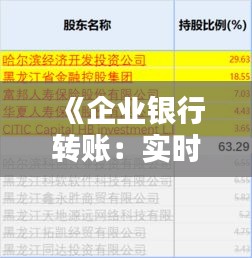 《企业银行转账：实时到账还是次日到账？揭秘真相》