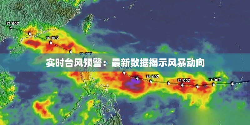 实时台风预警：最新数据揭示风暴动向