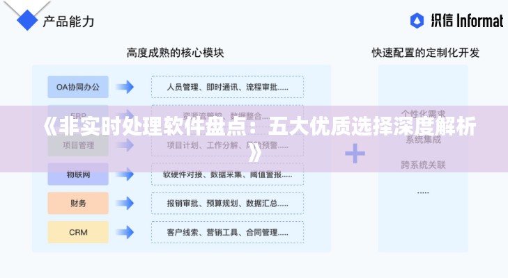 《非实时处理软件盘点：五大优质选择深度解析》