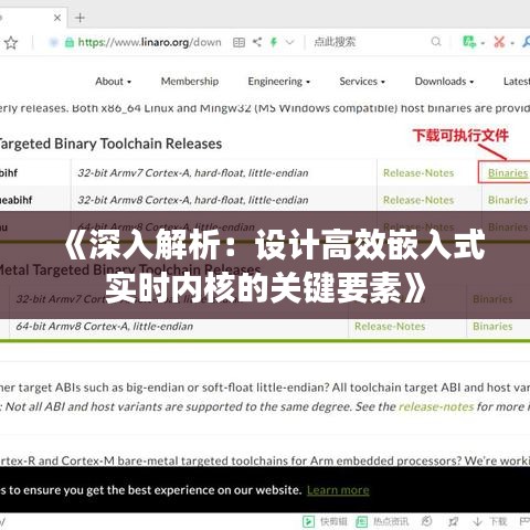 《深入解析：设计高效嵌入式实时内核的关键要素》