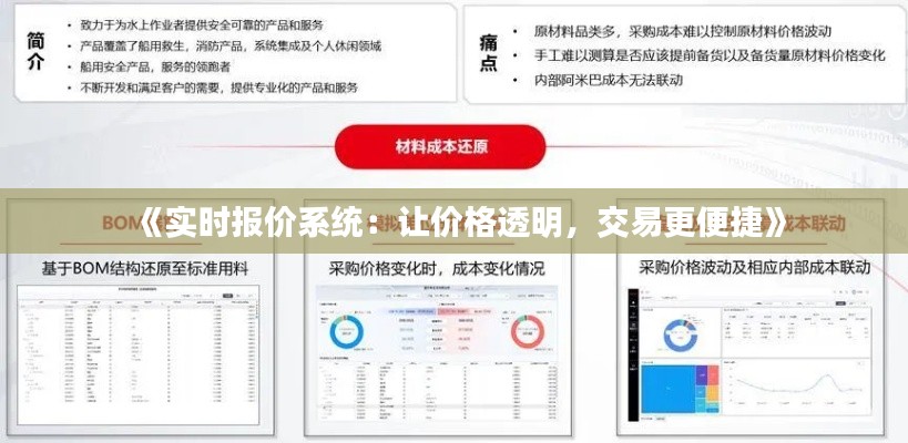 《实时报价系统：让价格透明，交易更便捷》