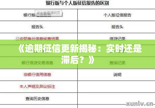 《逾期征信更新揭秘：实时还是滞后？》