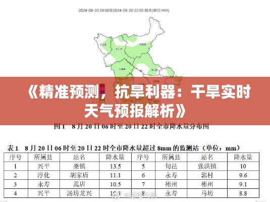 《精准预测，抗旱利器：干旱实时天气预报解析》