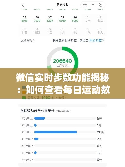 微信实时步数功能揭秘：如何查看每日运动数据