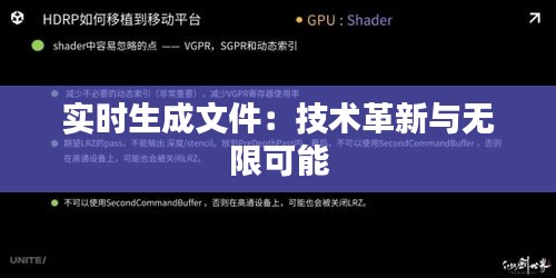 实时生成文件：技术革新与无限可能