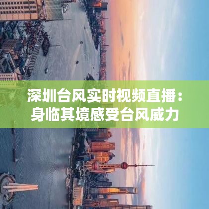 深圳台风实时视频直播：身临其境感受台风威力