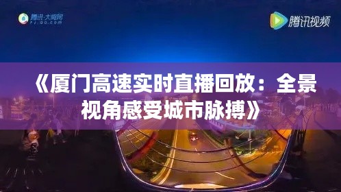 《厦门高速实时直播回放：全景视角感受城市脉搏》