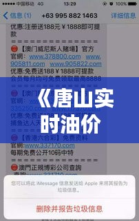 《唐山实时油价查询：最新油价信息一览无遗》