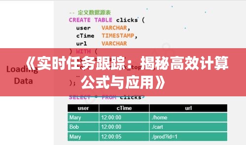 《实时任务跟踪：揭秘高效计算公式与应用》