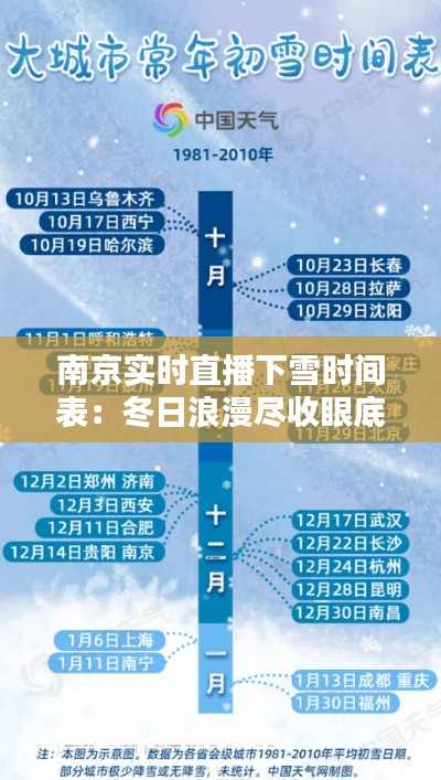 南京实时直播下雪时间表：冬日浪漫尽收眼底