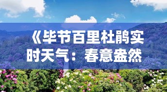 《毕节百里杜鹃实时天气：春意盎然，赏花好时节》