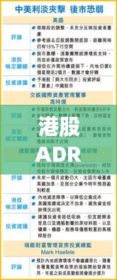 港股ADR实时指数：解读港股市场动态与投资策略