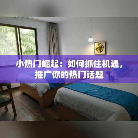 小热门崛起：如何抓住机遇，推广你的热门话题