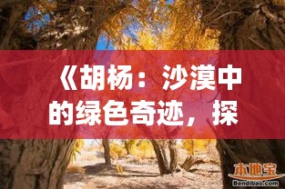 《胡杨：沙漠中的绿色奇迹，探寻其热门背后的故事》