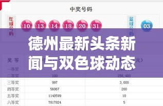 德州最新头条新闻与双色球动态速递